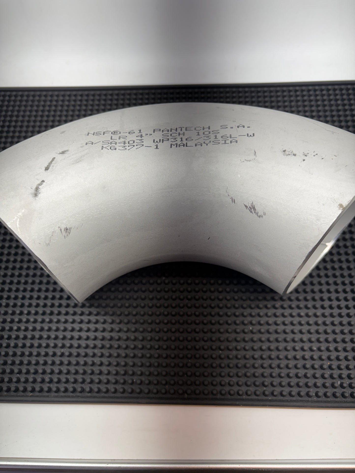 4" S/10 LR 90° Elbow 316L