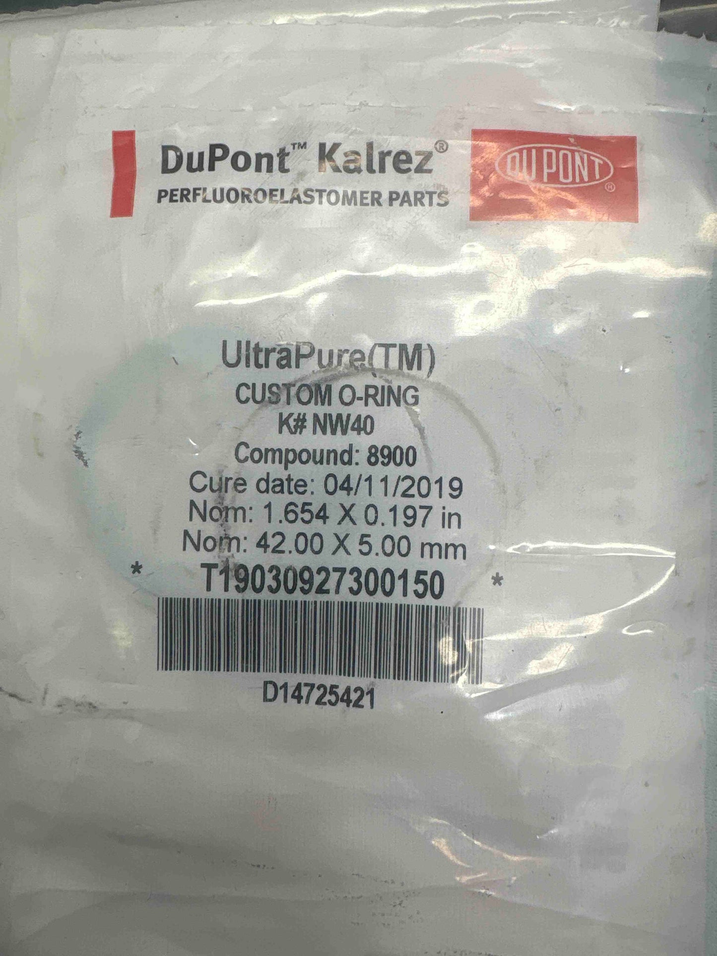Kalrez NW40 O-ring