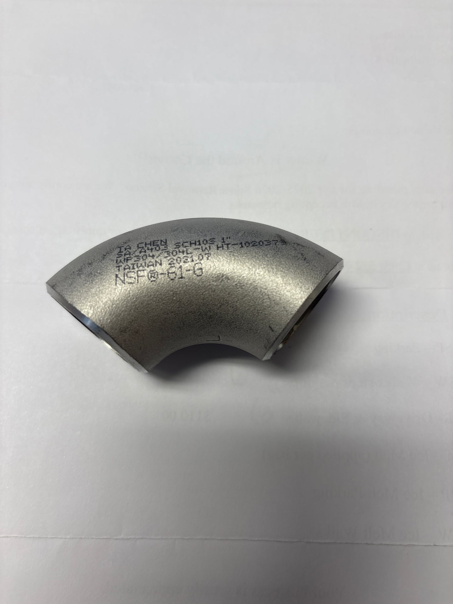 1" S/10S LR 90° Elbow