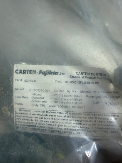 HFC6000-10PC2525FSM-MS - Open Bag
