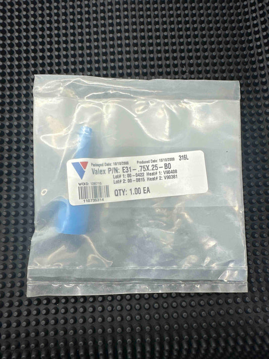 E31-.75x.25-B0 - Open Bag