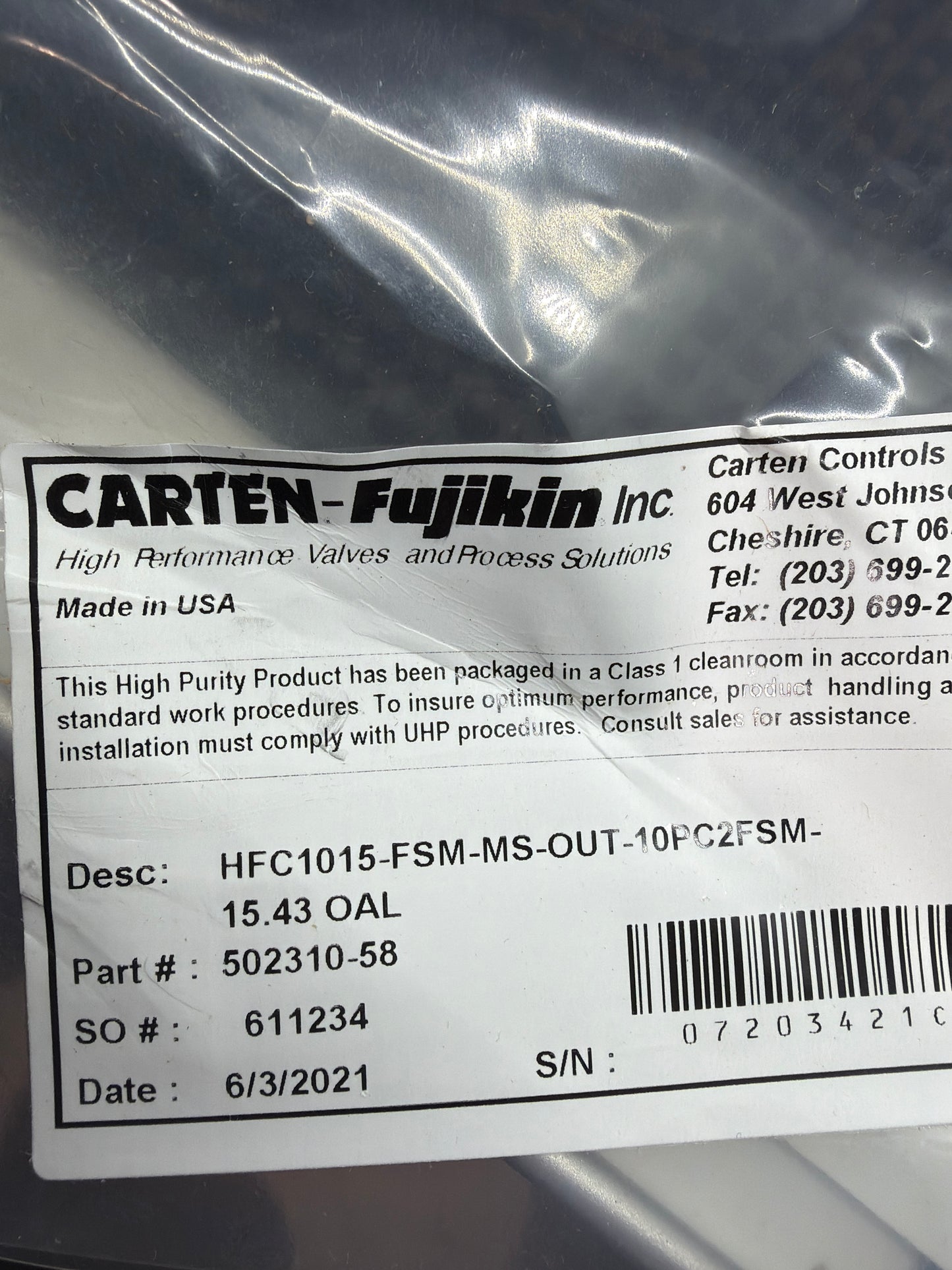 HFC1015-10PC2-FSM-15.43