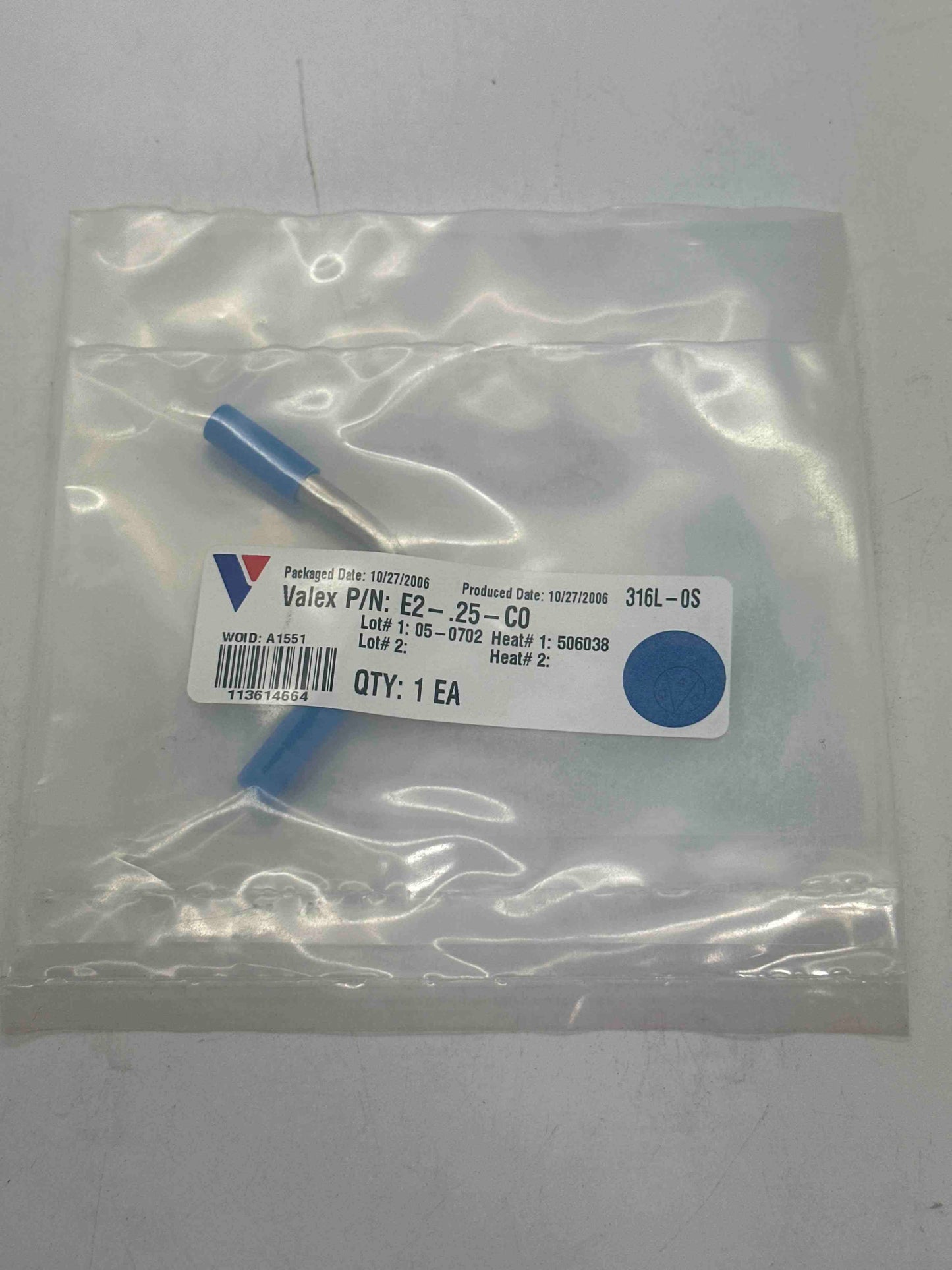 E2-.25-C0 - Open Bag