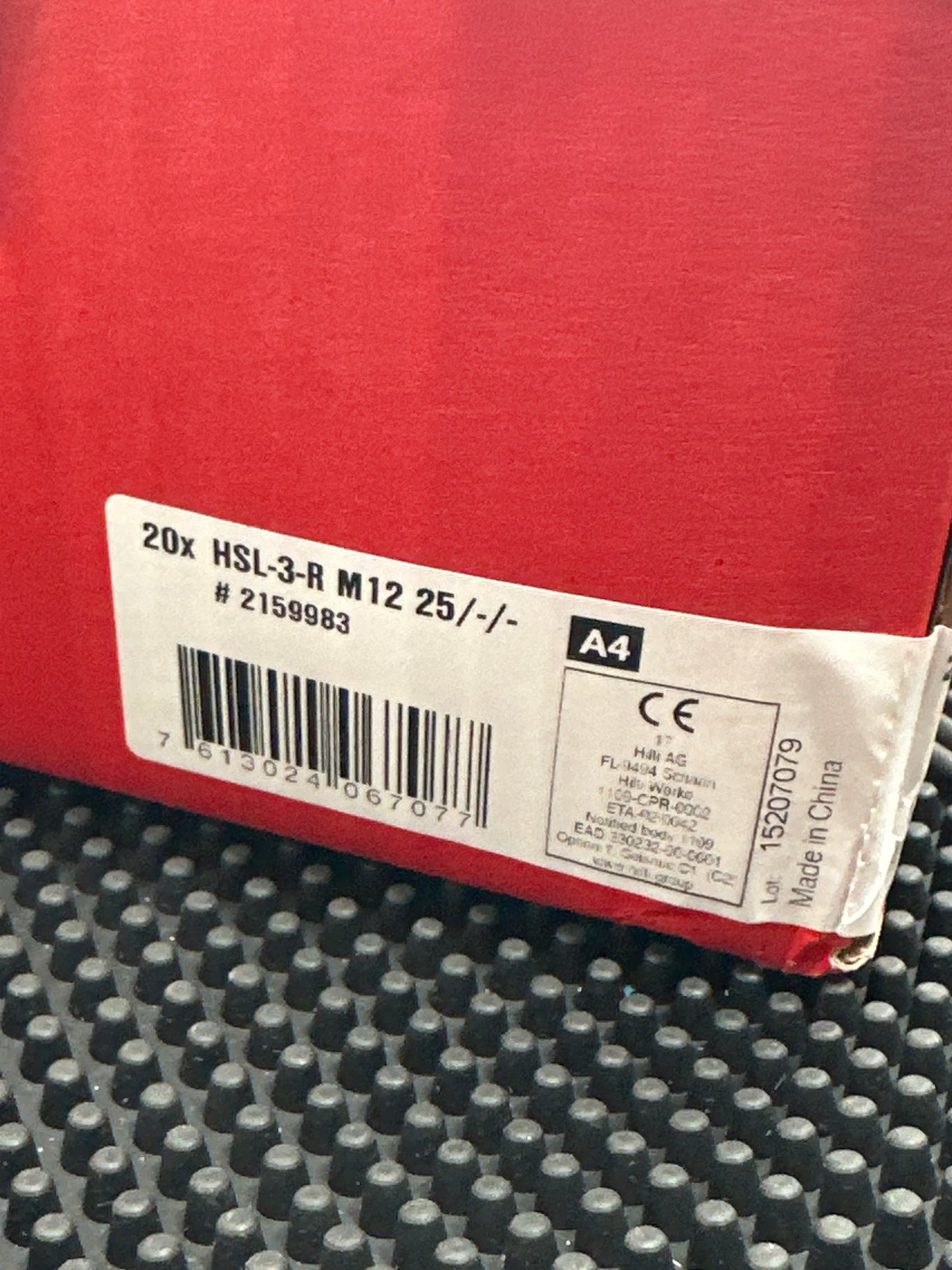 Hilti HSL-3-R M12 25 Dropin - 20 Pack