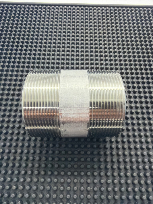 2" x 3" Schedule 40 316/316L Pipe Nipple