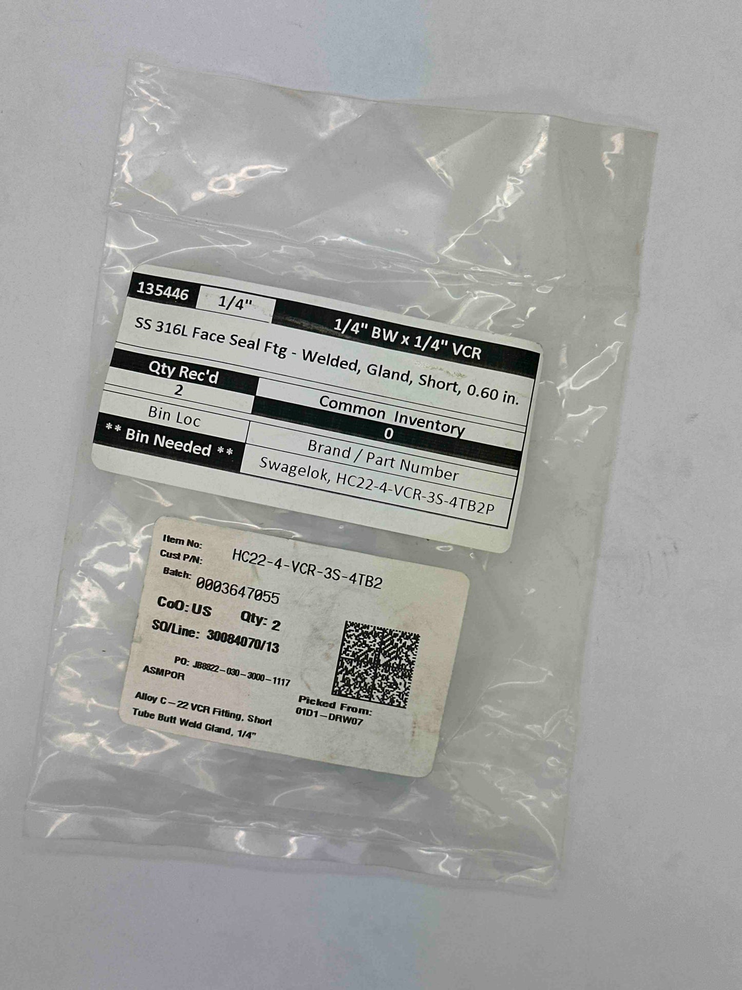 HC22-4-VCR-3S-4TB2