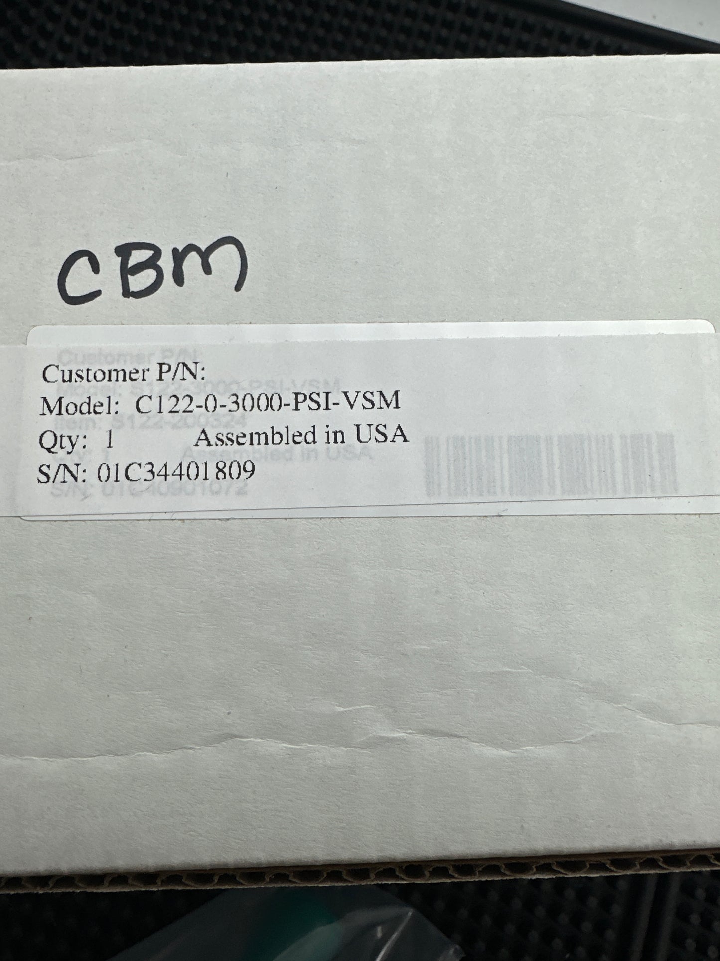 C-122-0-3000-PSI-VSM