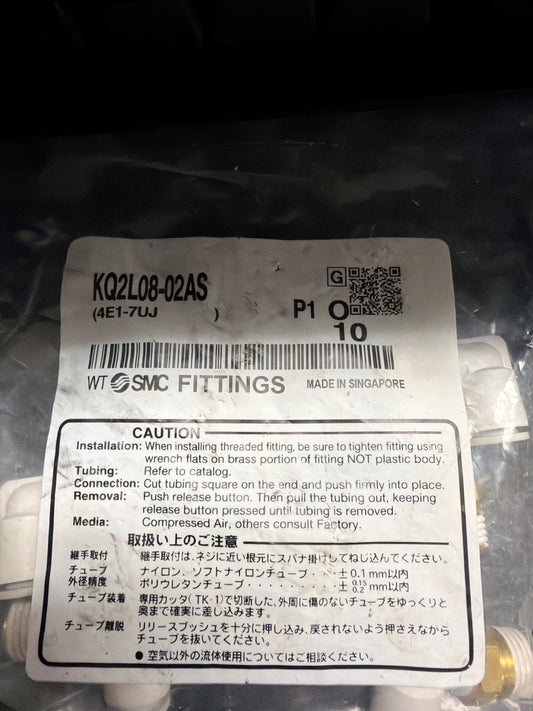 KQ2L08-02AS - 10 PACK