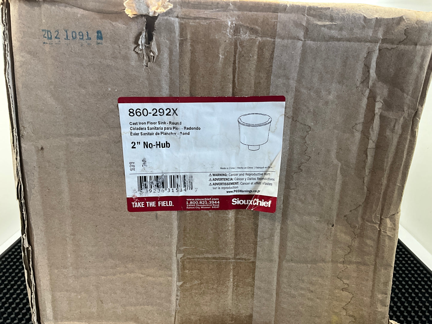 860-292X SIOUX CHIEF Floor Sink