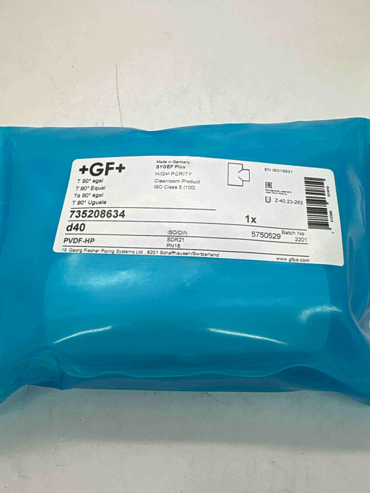 735.208.634, GF 40mm Tee, PVDF